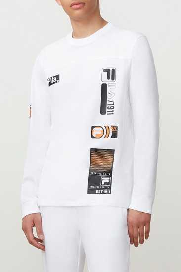 Fila Homme Miso Crew Blanche Fila France OLC-876921